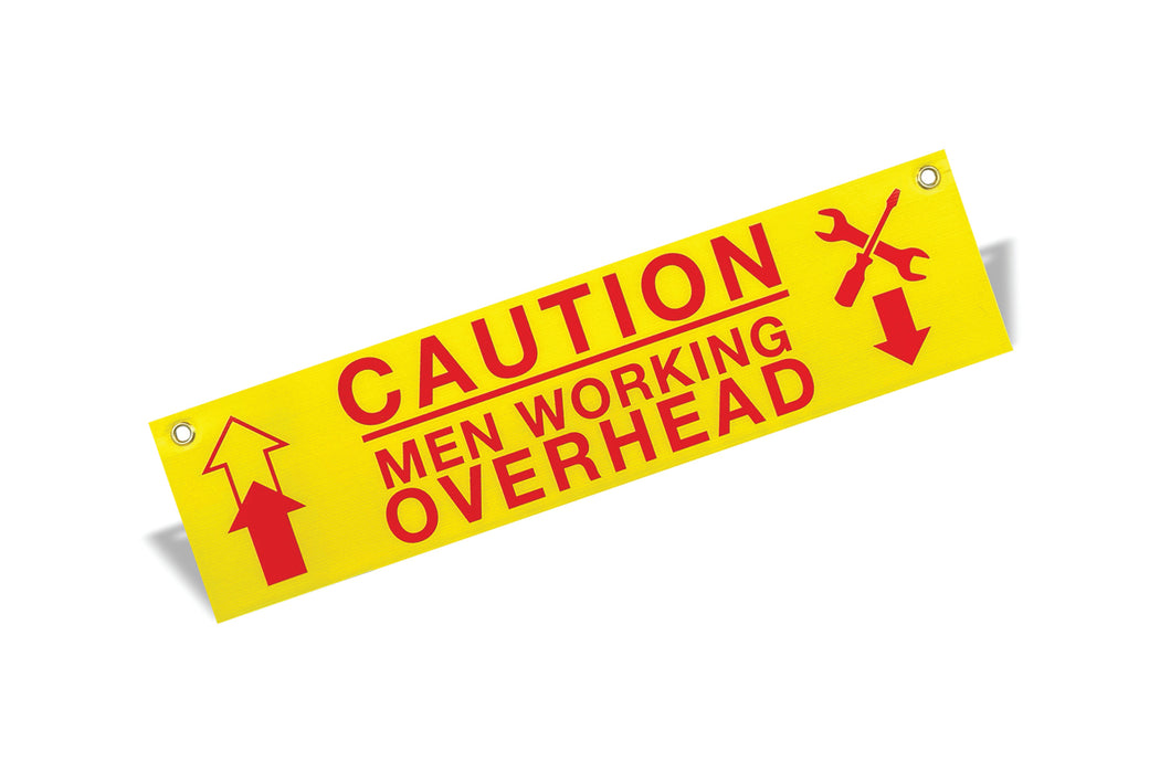 Caution Men Working Overhead Sign